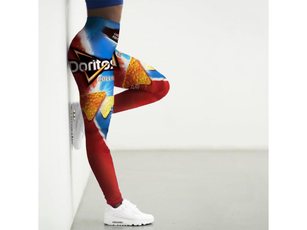 Sportovní legíny Dámské 3D Doritos