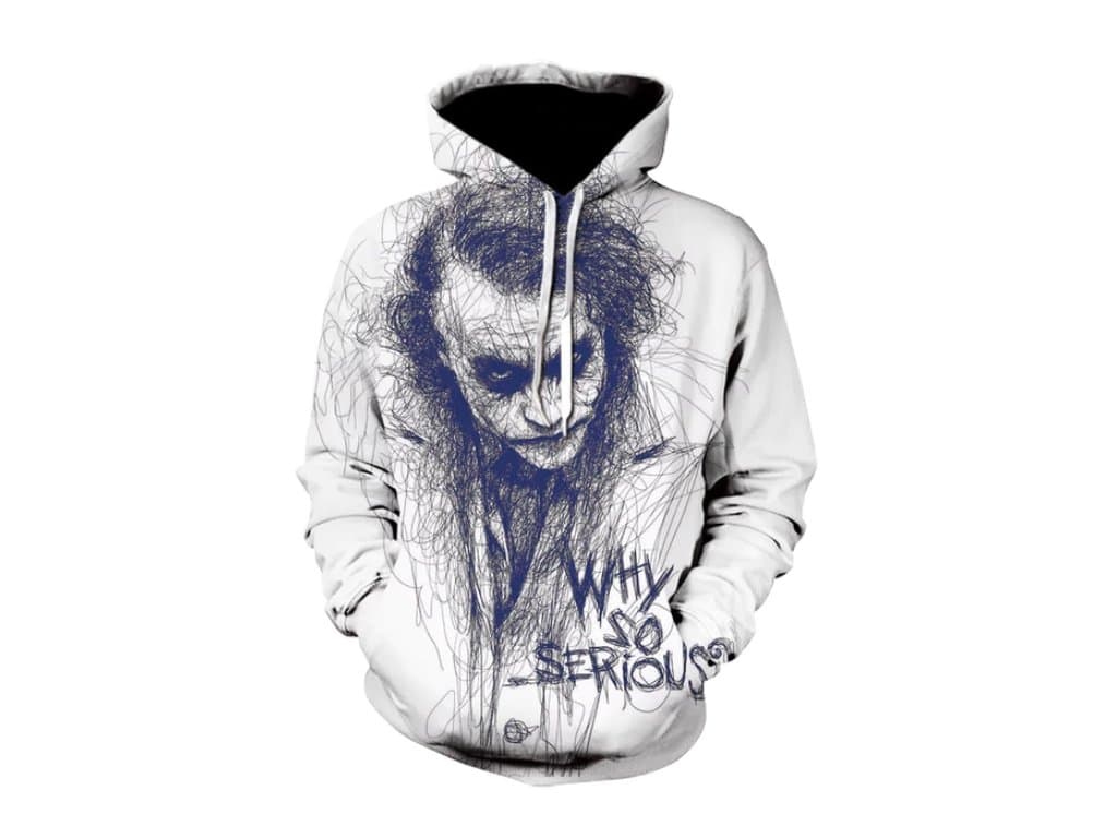 Mikina 3D Joker proč tak vážně