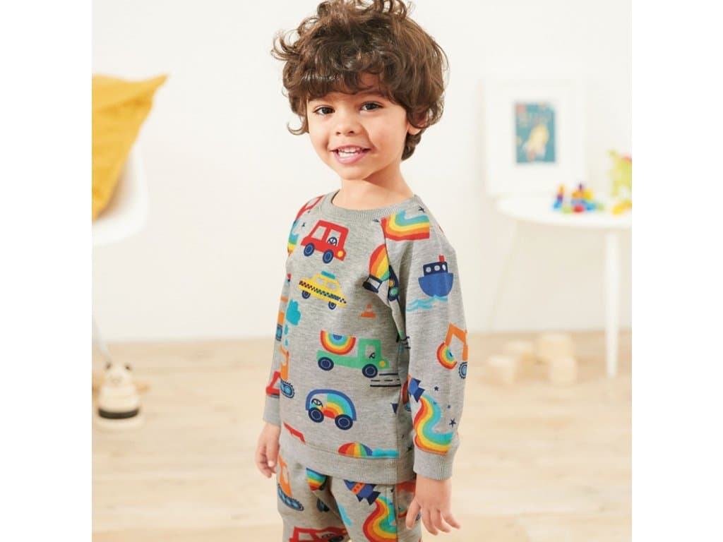 Dětský set mikina a tepláky auta