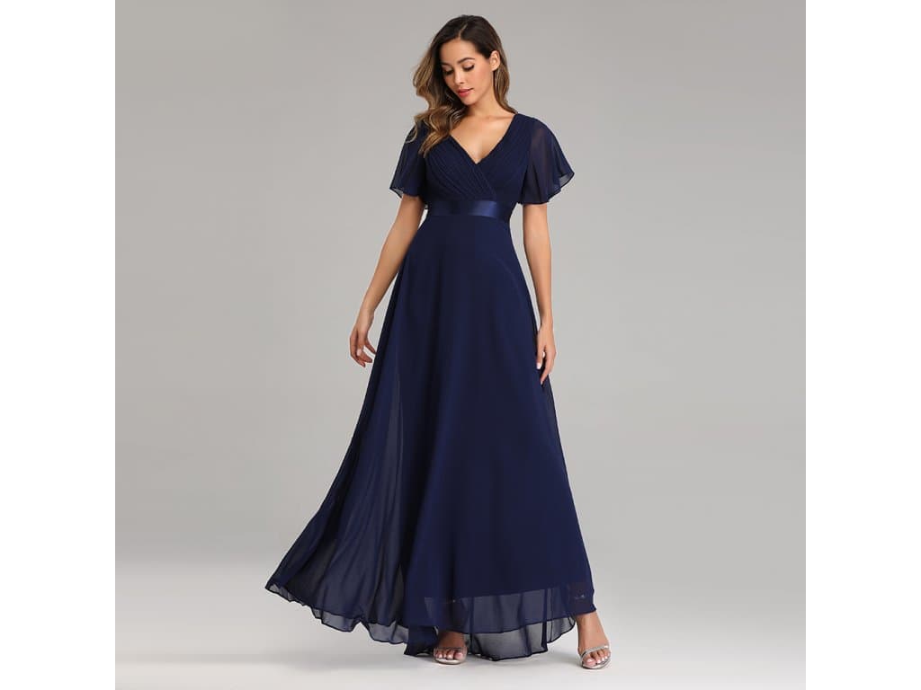 Večerní dámské šaty Fiesta navy