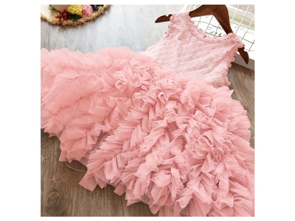 Dívčí dětské šaty "Wide" růžové