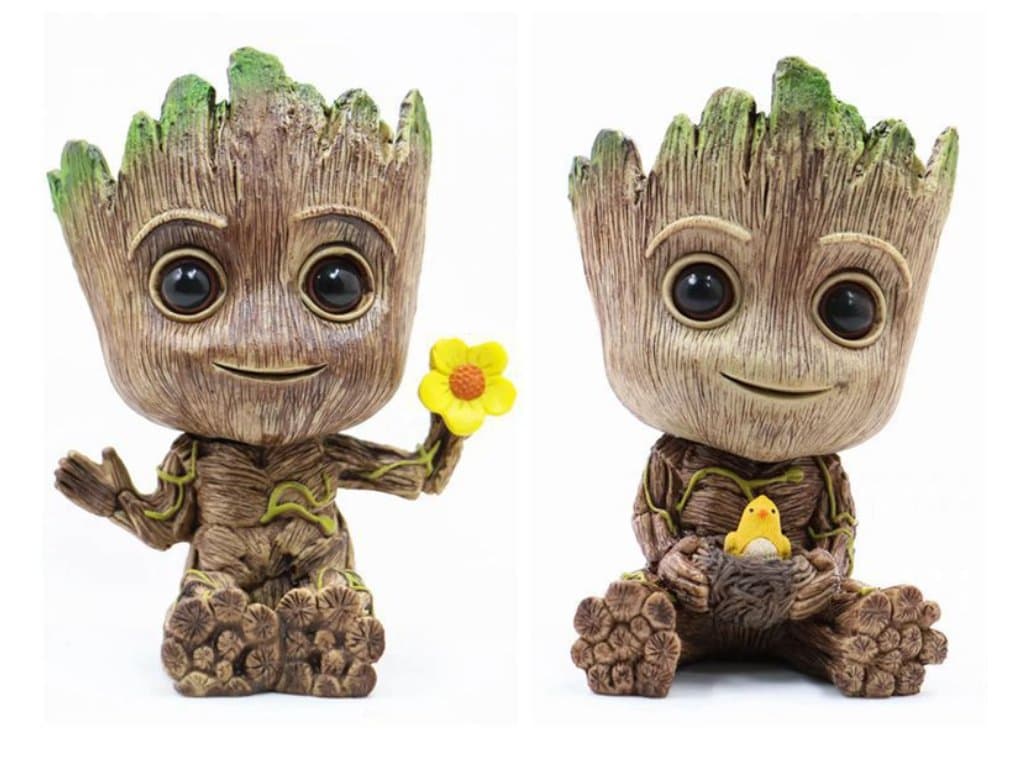 Akční figurka Groot Strážci galaxie Květináč Stojánek