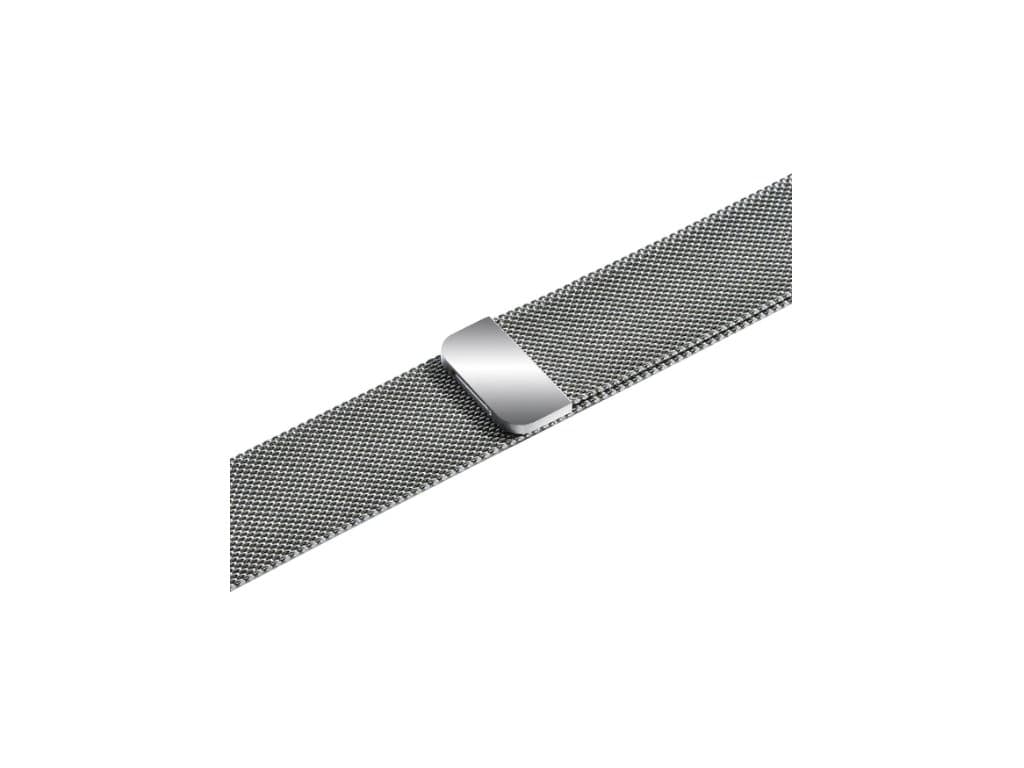 Kovový Řemínek na hodinky apple watch stříbrný