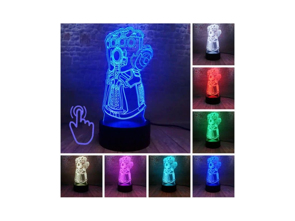 Noční LED Světlo Thanos rukavice