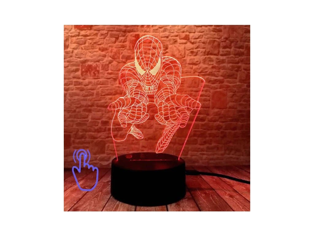 Noční LED Světlo Spiderman