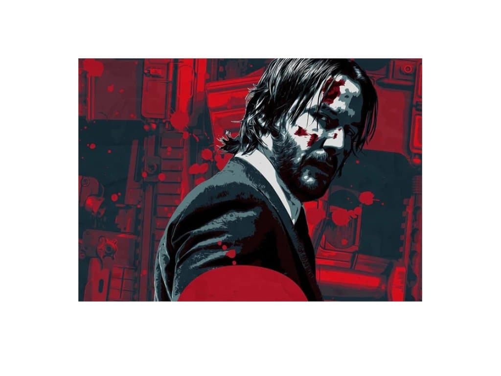 Plakát John wick Baba Yaga