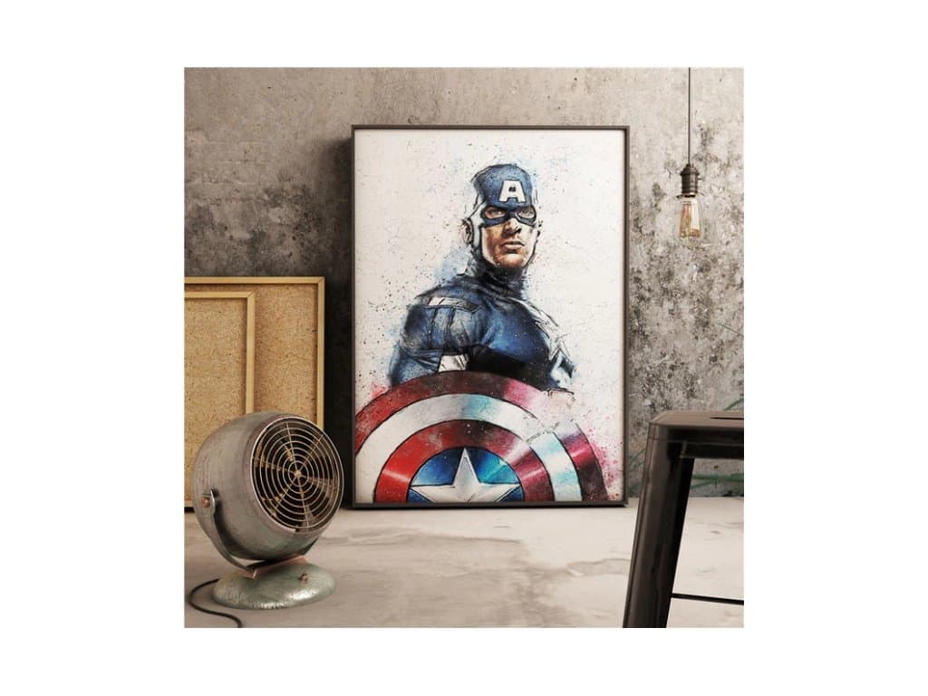 Plakát Kapitán amerika