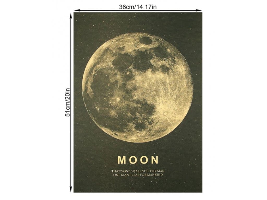 Plakát Měsíc Nasa