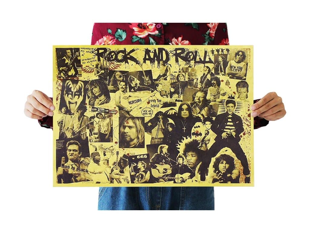 Plakát Rock and roll