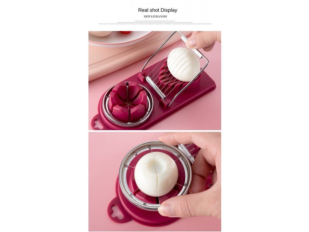 Multifunkční kráječ vajec 2 barvy