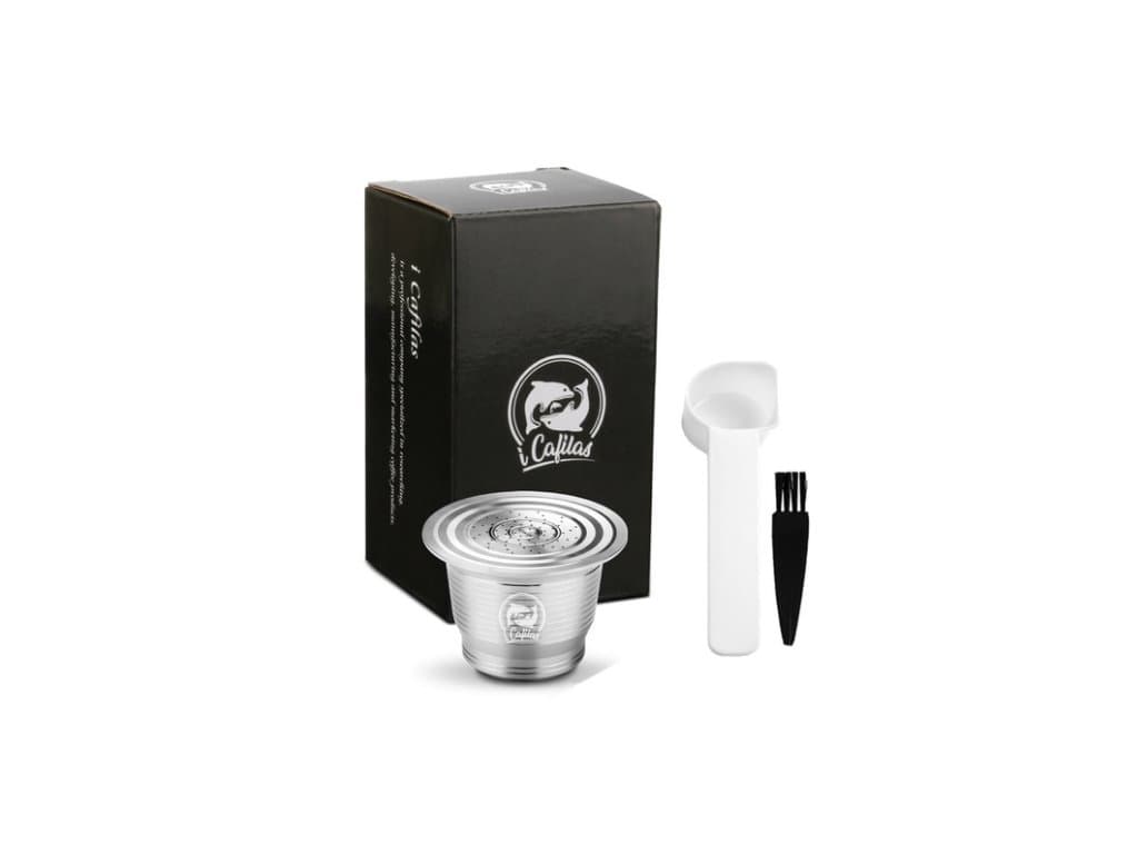 Nespresso kávová kapsle z nerezové oceli