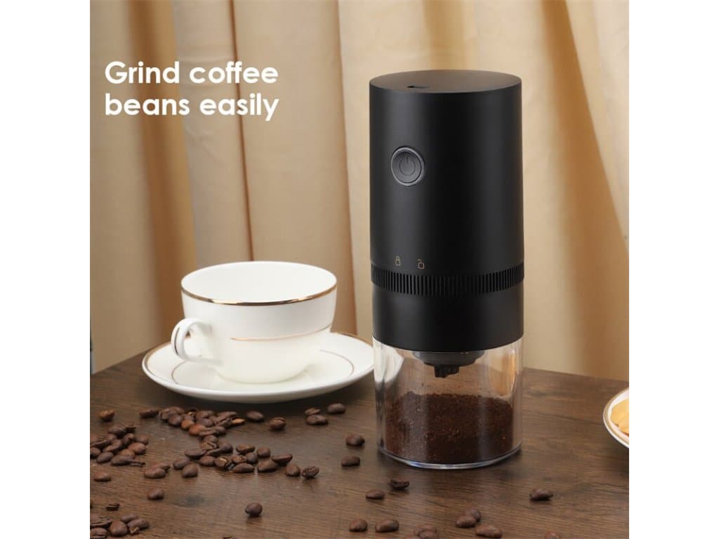Přenosný elektrický mlýnek na kávu