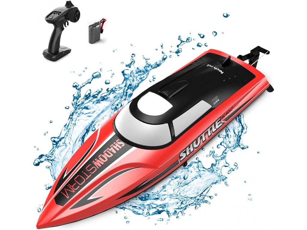 Dálkově ovládaný Člun LED 25 km/h