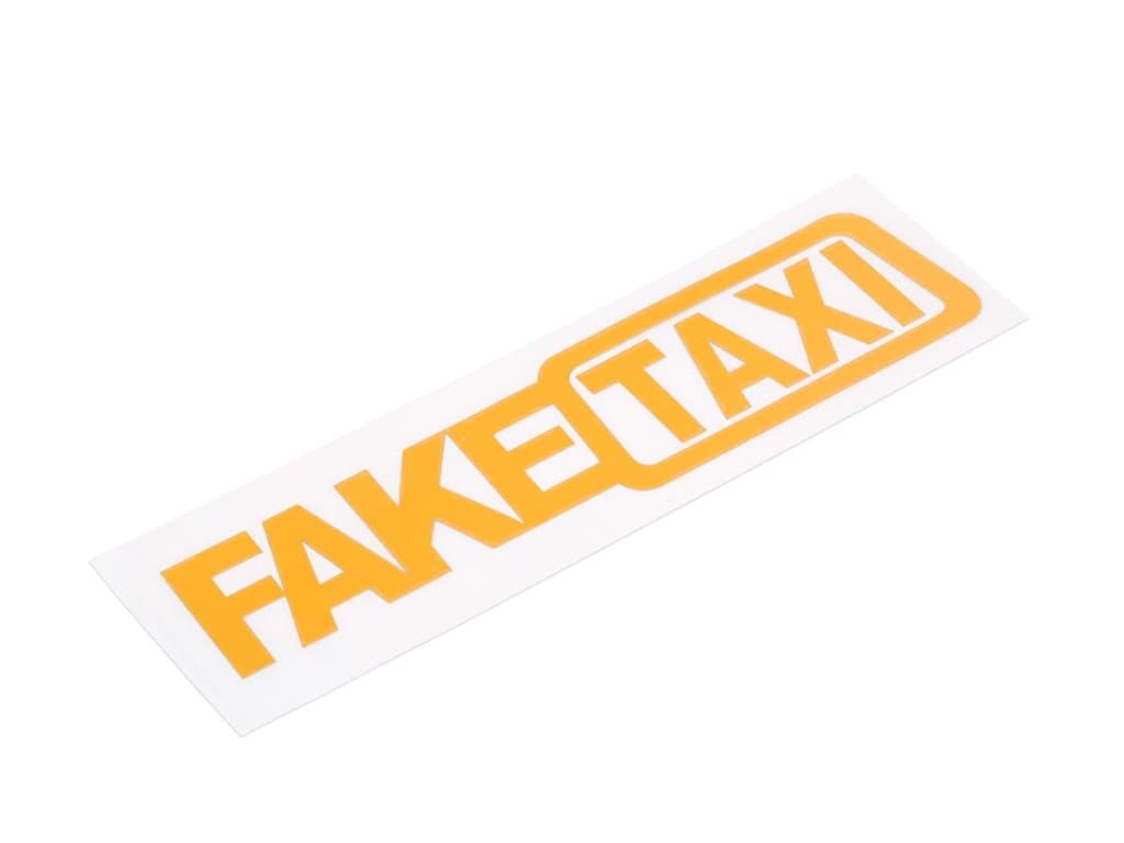 FAKE TAXI Samolepka do auta 2 kusy