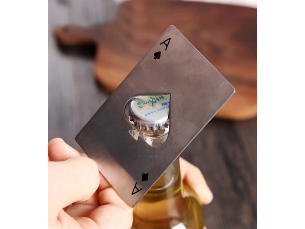 Otvírák na láhve Piky Pokerová hrací karta