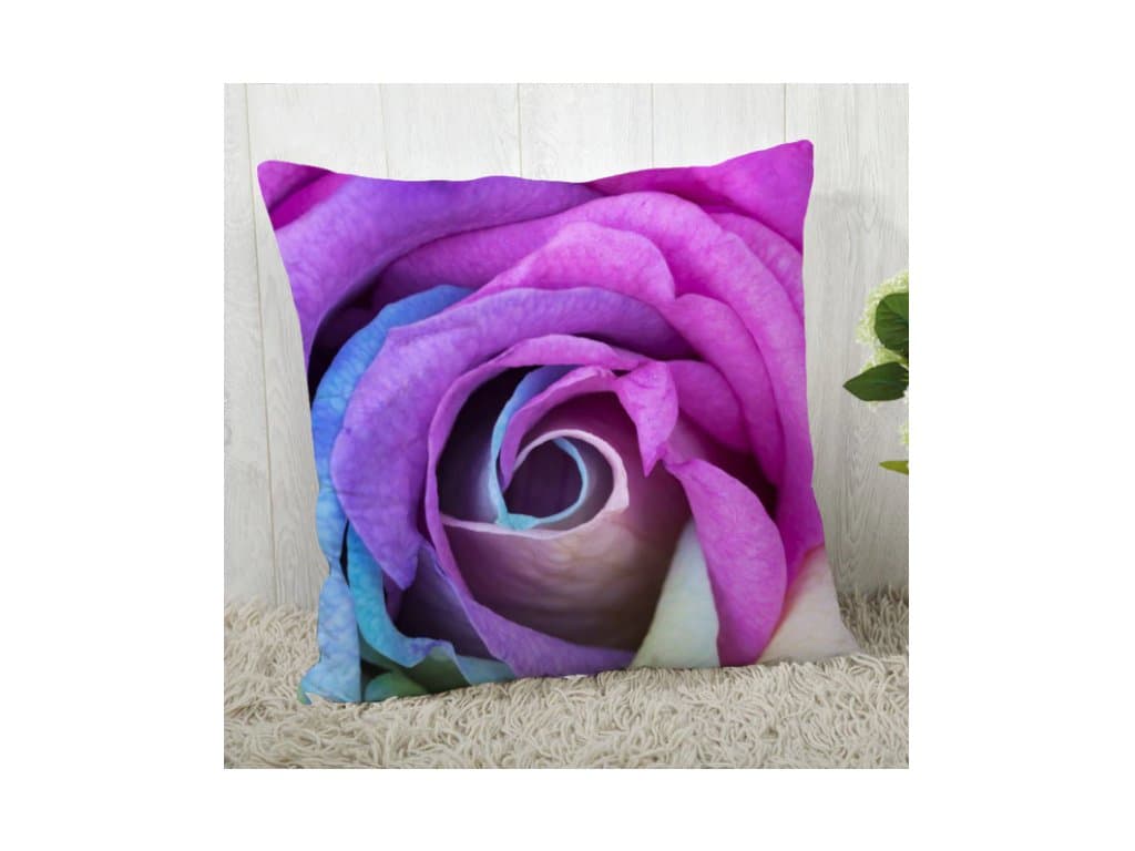 Dekorační povlak na polštář růže 45x45 typ 5