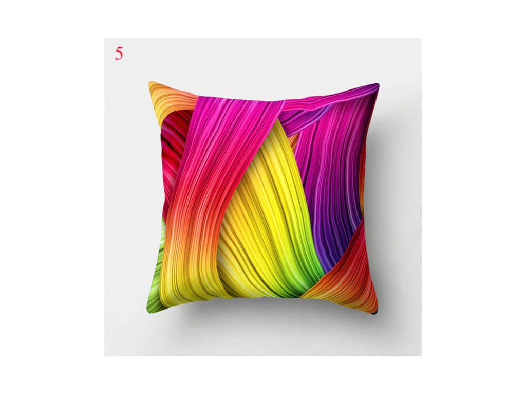 Duhový Povlak na polštář 45x45 typ 5