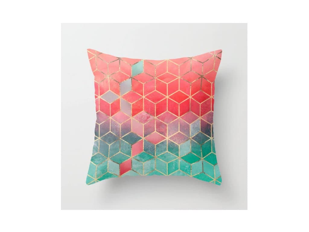 Povlak na polštář Abstraktní geometrický 45x45 typ 9