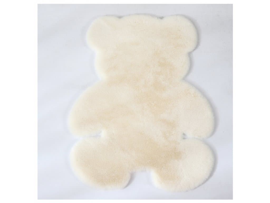 Medvědí koberec super měkký béžový