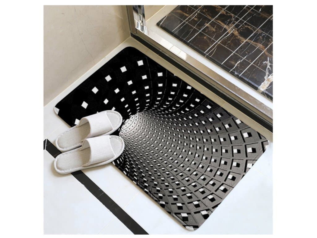 Rohožka Podložka na podlahu 3D iluze tunel