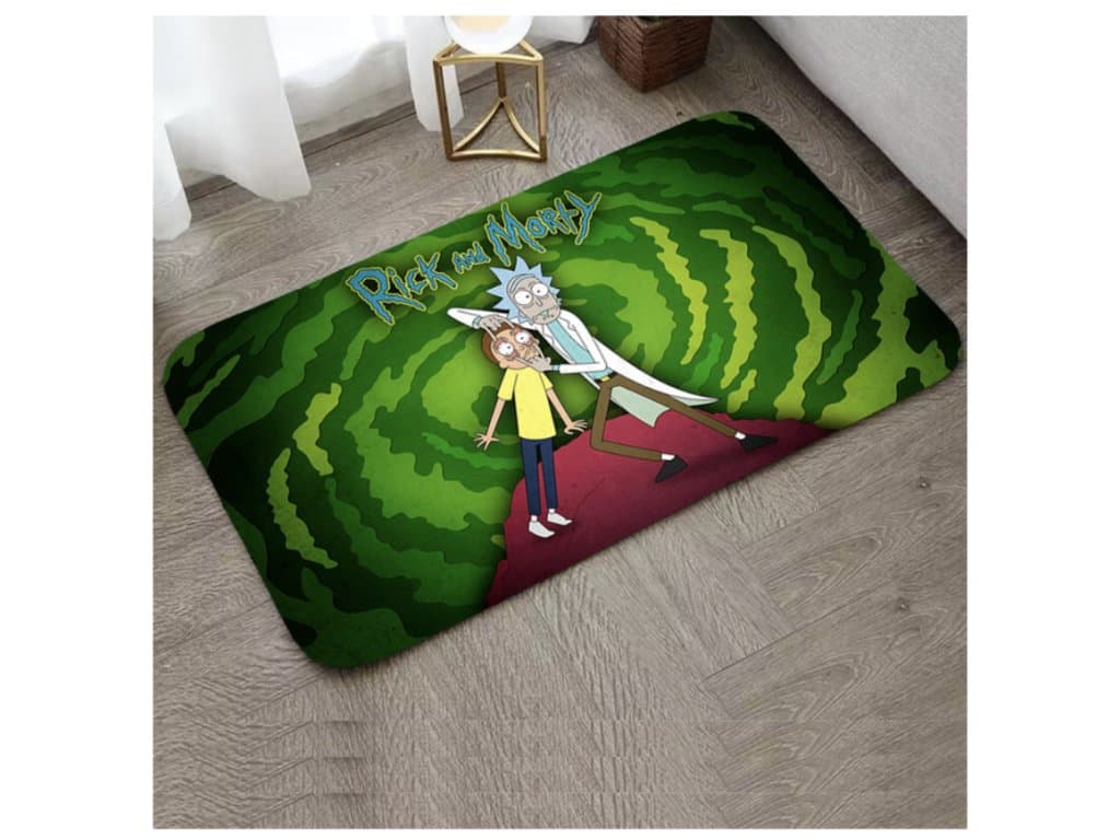 Rohožka Rick a morty zelená