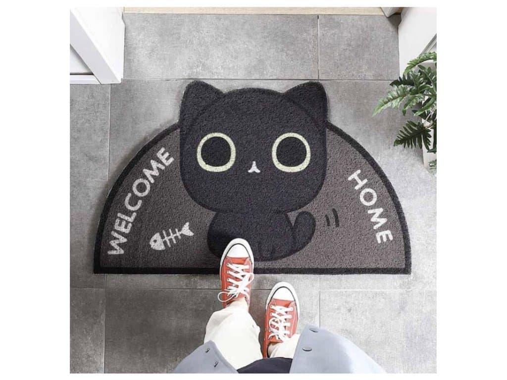 Rohožka Roztomilá kočička černá