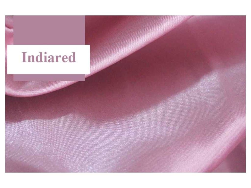 Saténová látka tkanina dekorace podšívka šití doplňků červená