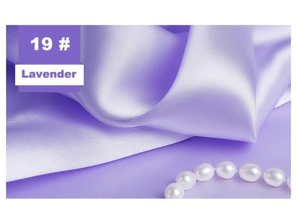 Saténová látka tkanina dekorace podšívka šití doplňků levandulová