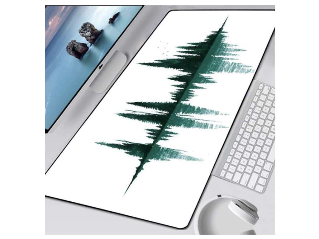 Laptop Gamer Podložka pod myš krajina bílá