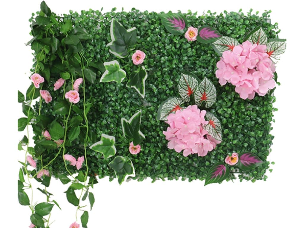 Stěnový panel Umělé rostliny Tráva Živý plot typ 9