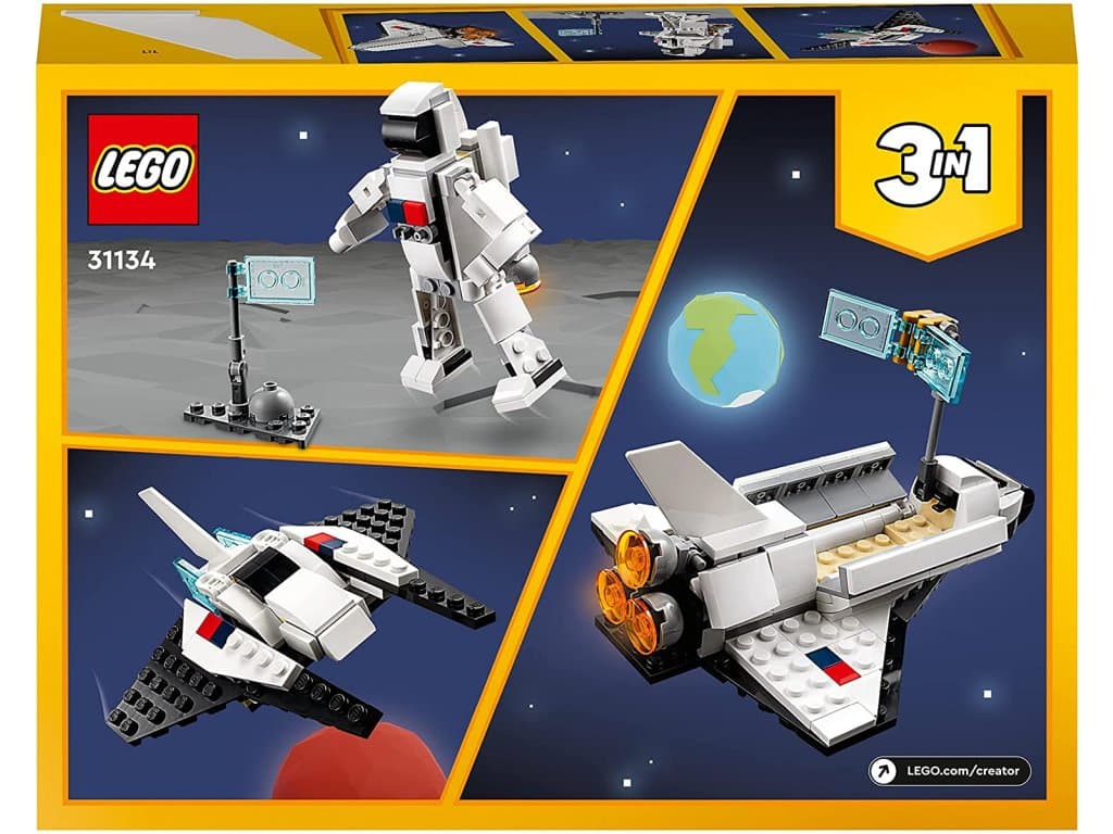 LEGO 31134 Creator Hračka raketoplán 3 v 1