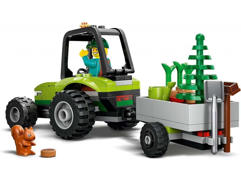 LEGO 60390 City malotraktor, tahač s přívěsem