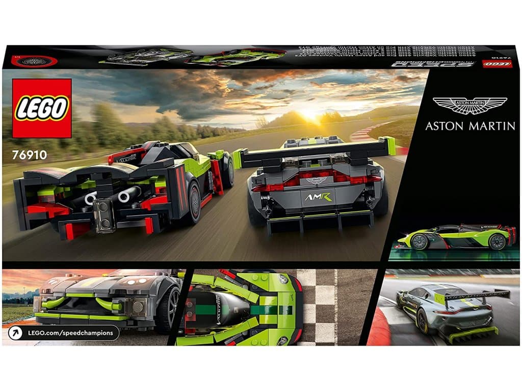 LEGO 76910 Speed Champions Aston Martin Valkyrie AMR Pro & Vantage GT3, stavebnice