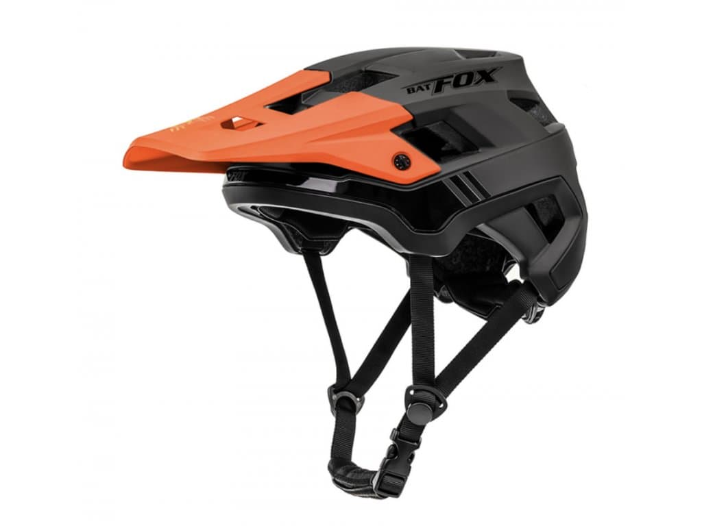Cyklistická horská helma MTB BATFOX černá oranžová