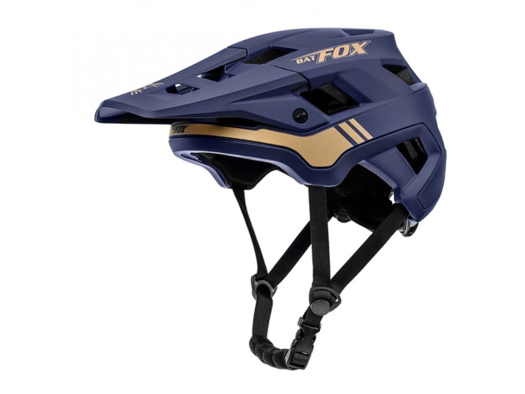 Cyklistická horská helma MTB BATFOX fialová