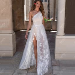 Vynikající svatební šaty A-Line Iluze Svatební šaty Krajkové aplikace Župany s odhalenými zády Okouzlující Vestidos De Novia 2025 Na míru - náhled 3