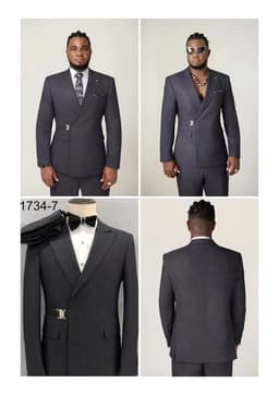 Pánský formální dvoudílný oblekový set, svatební párty, sako, kalhoty, elegantní obchodní outfit - náhled 6