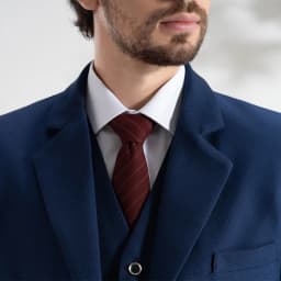 Pánský oblek (sako + vesta + kalhoty) Business Gentleman Fashion Slim Work Jednobarevný Plus Size Fair Dress Svatební oblek pro svědka - náhled 3