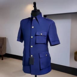Pánský letní oblek s krátkým rukávem - dvoudílný ležérní jednořadý outfit s kabátem a kalhotami - náhled 5