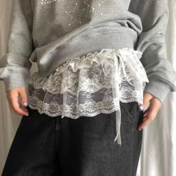 Y2K Vysoký pas Krajková Minisukně Korejský Styl Skládaná Volánková Vrstvená Streetwear Pro Ženy - náhled 2