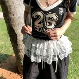 Y2K Vysoký pas Krajková Minisukně Korejský Styl Skládaná Volánková Vrstvená Streetwear Pro Ženy - náhled 7