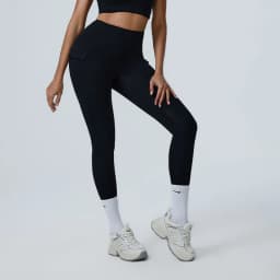 Dámské legíny na jógu s vysokým pasem - sportovní, fitness, cvičební, běžecké, legíny - náhled 5