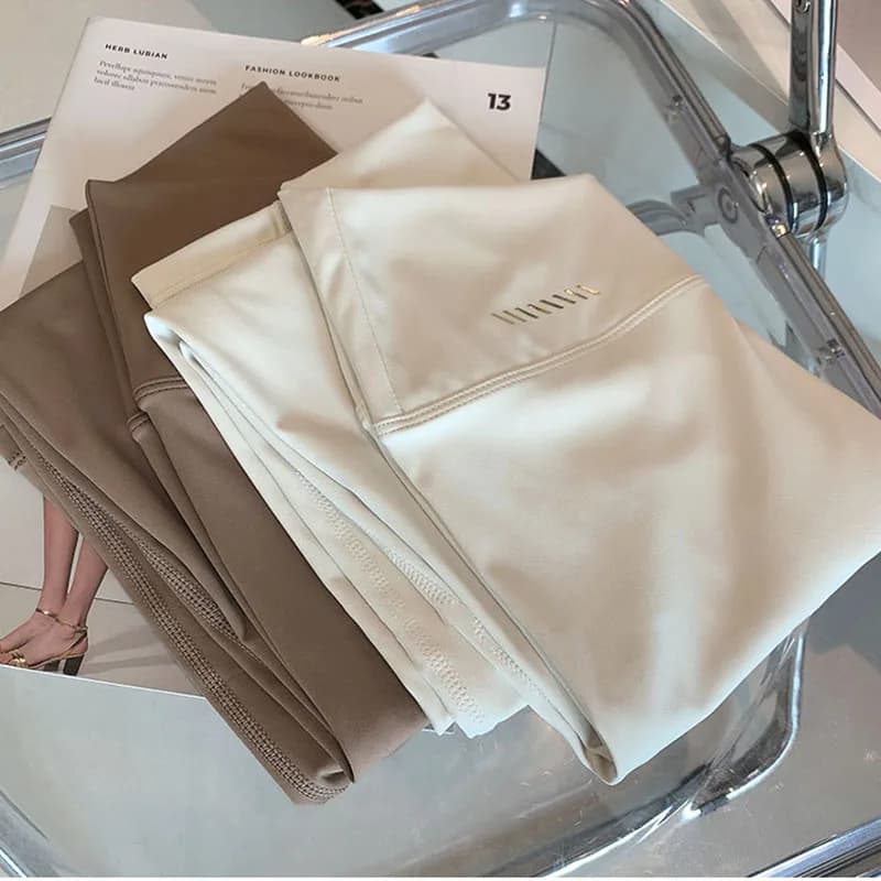 Dámské jógové kalhoty s vysokým pasem, odolné proti dřepům, sportovní legíny na cvičení v posilovně