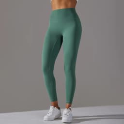 Dámské legíny na jógu s vysokým pasem - prodyšné fitness běžecké kalhoty na cvičení, aktivní oblečení - náhled 3