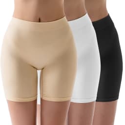Dámské bezešvé stahovací kraťasy Boyshorts - Stahovací kraťasy s regulací bříška pod šaty - náhled 2