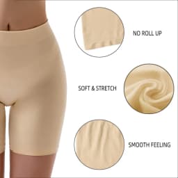 Dámské bezešvé stahovací kraťasy Boyshorts - Stahovací kraťasy s regulací bříška pod šaty - náhled 3