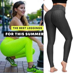 Dámské legíny s vysokým pasem, push-up, na zvedání zadku, na cvičení, do posilovny, na fitness, do kalhot - náhled 2
