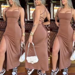 Dámské červené bodycon šaty bez rukávů s odhalenými zády, elegantní dlouhé společenské večerní šaty pro klub - náhled 3