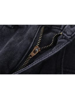 Dámské džínové kraťasy s vysokým pasem, plus size, široké nohavice, ležérní letní džínové kraťasy s knoflíkem - náhled 6