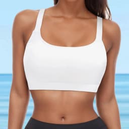 Dámský push-up bikinový top - Kostice Celoplošné plavky Podprsenka Jednobarevné Letní plážové oblečení - náhled 6